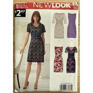 New Look Pattern 6261‎ Misses' Dress Sizes 8-18 Uncut FF